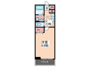 サンセ－ル東野の物件間取画像